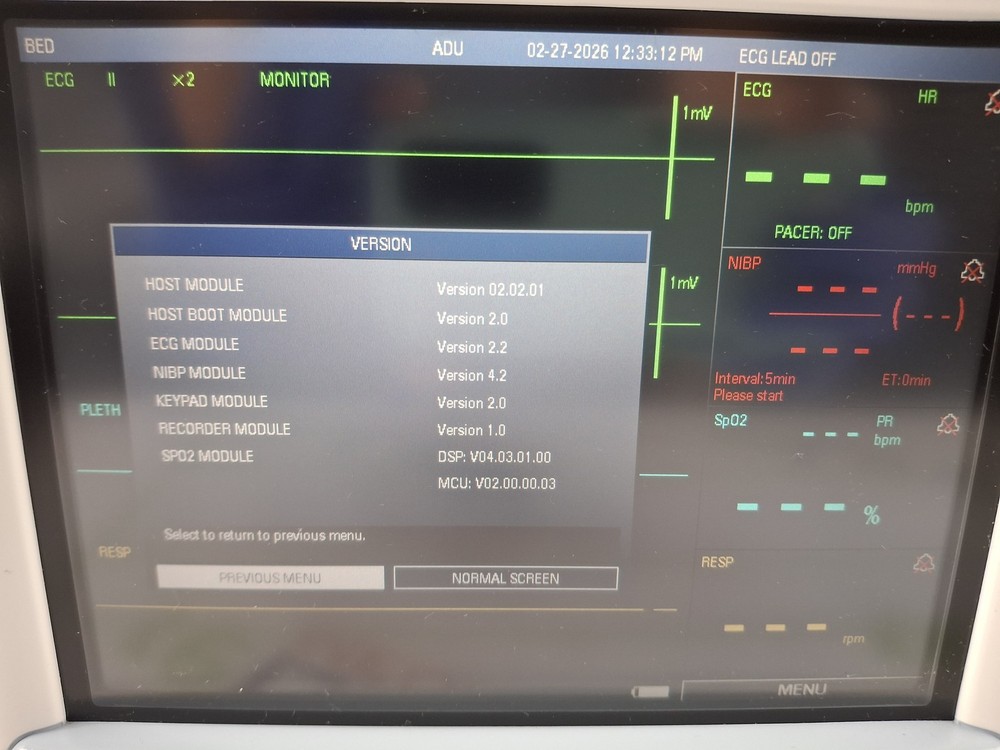 Datascope Trio Patient Monitor