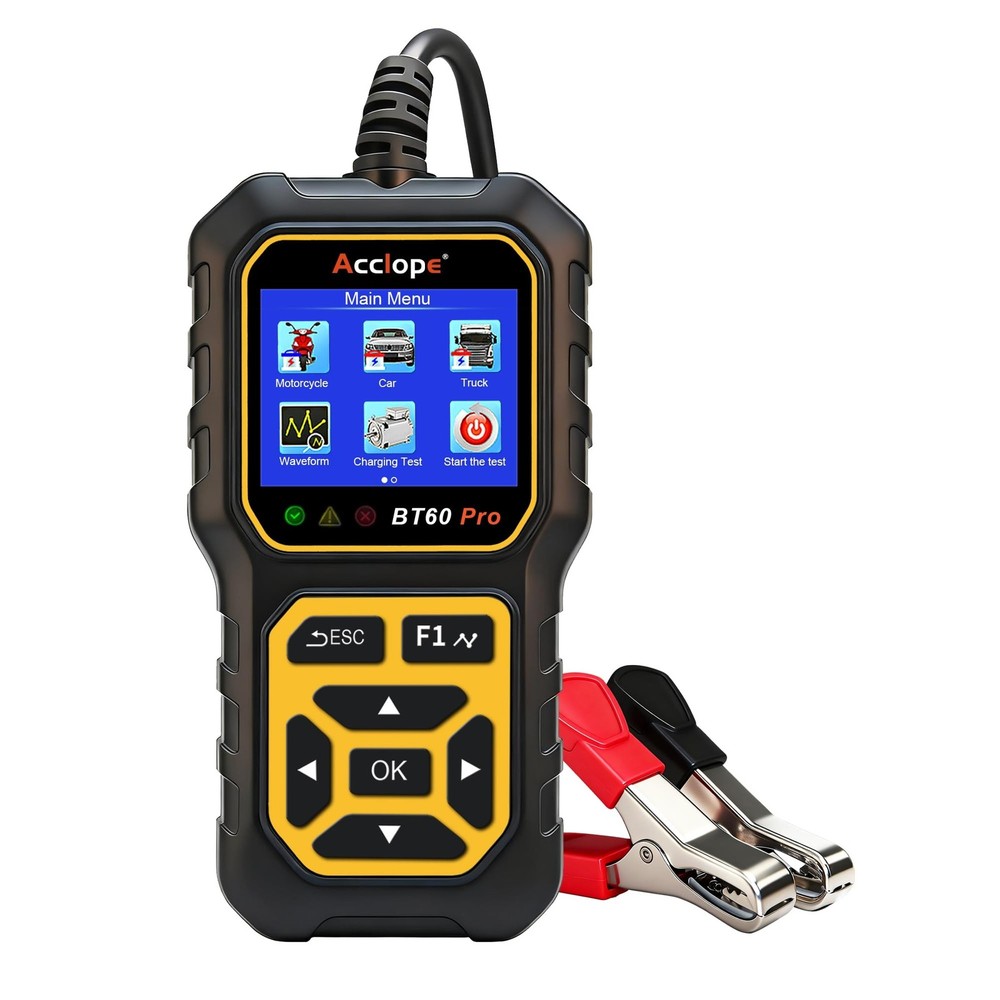 BT60 Pro Car Battery Tester, Digital Analyzer with Cloud Printing, ... Fast Ship