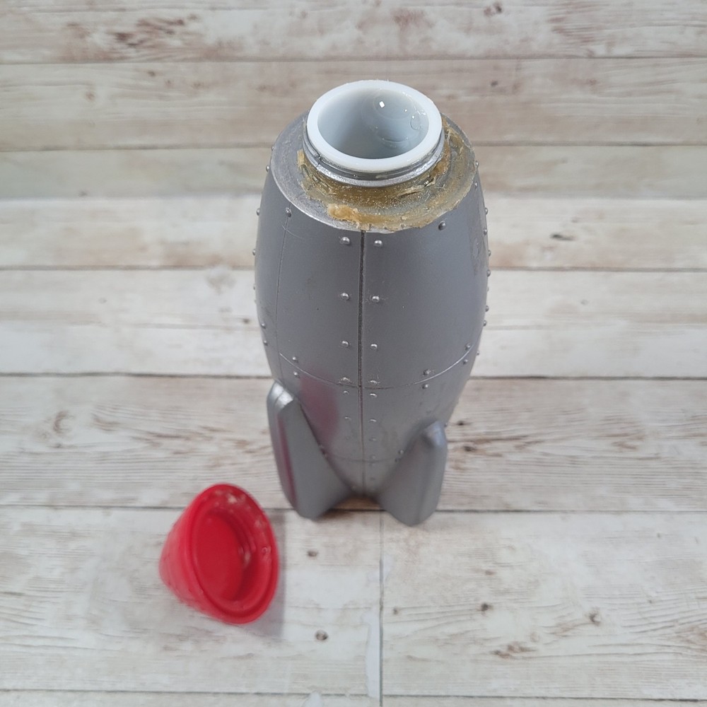 Vintage Rocket Space Ship Bubble Maker Bottle