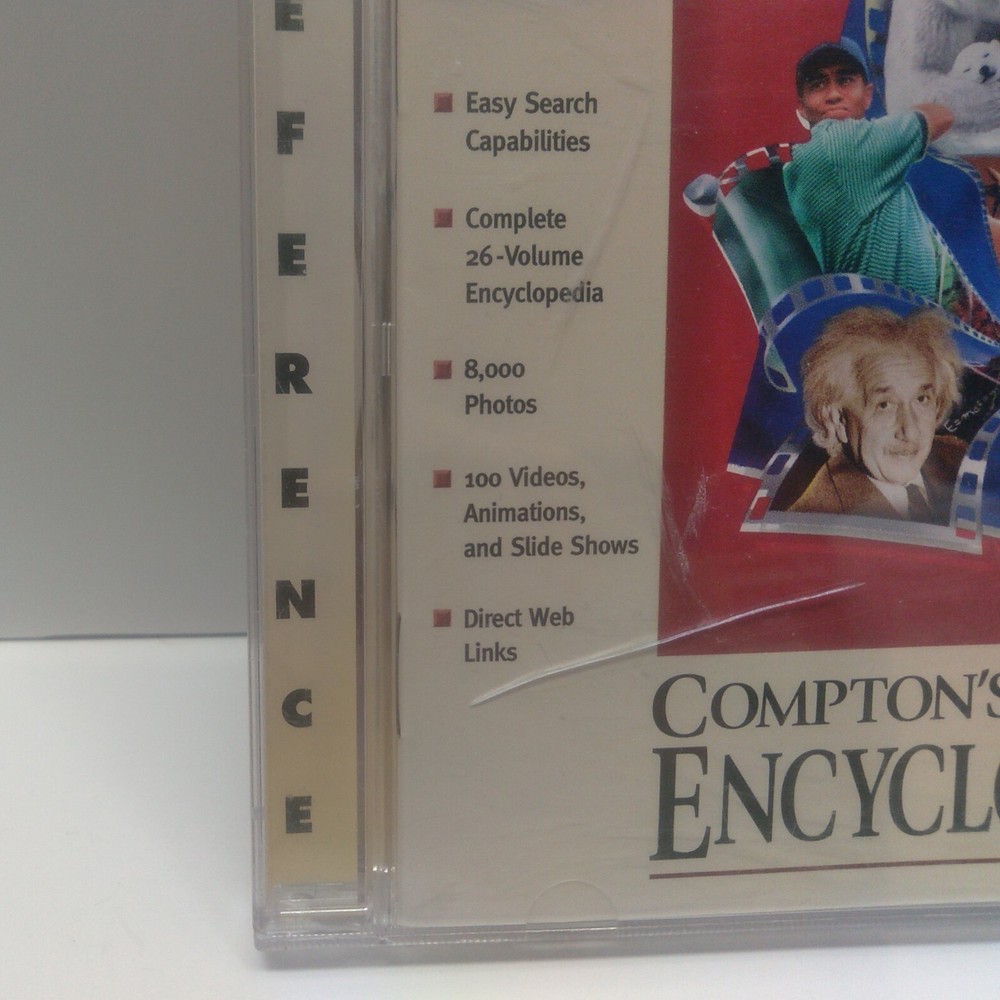 Compton's INTERACTIVE ENCYCLOPEDIA 1998 Version CD ROM Software 90s
