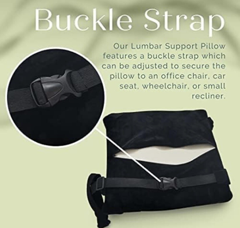Trickonometry Lumbar Support Extra Firm Pillow: Ergonomic Ba_
