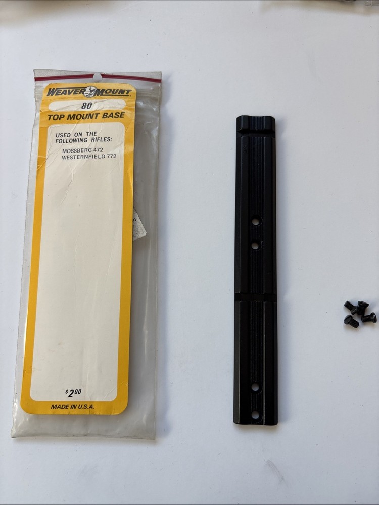 Weaver Mount 80 scope base mossberg 472 479 679