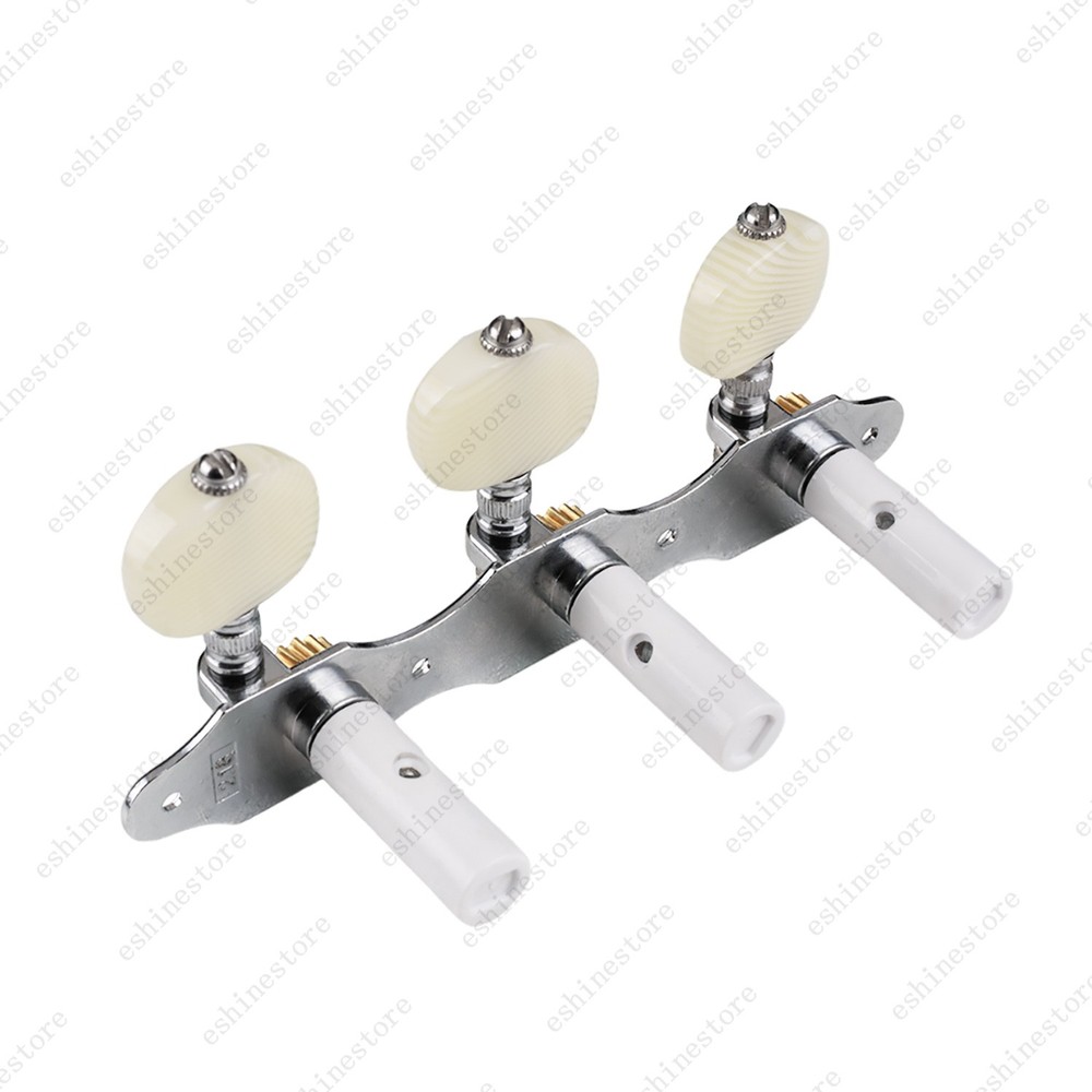 3Left + 3Right Guitar Tuner Machine 1:18 Ratio for Classical Guitar - Chrome
