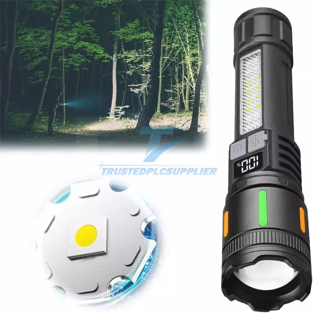 4 x 99000000 Lumens Super Bright LED USB Flashlight Rechargeable Work Light US