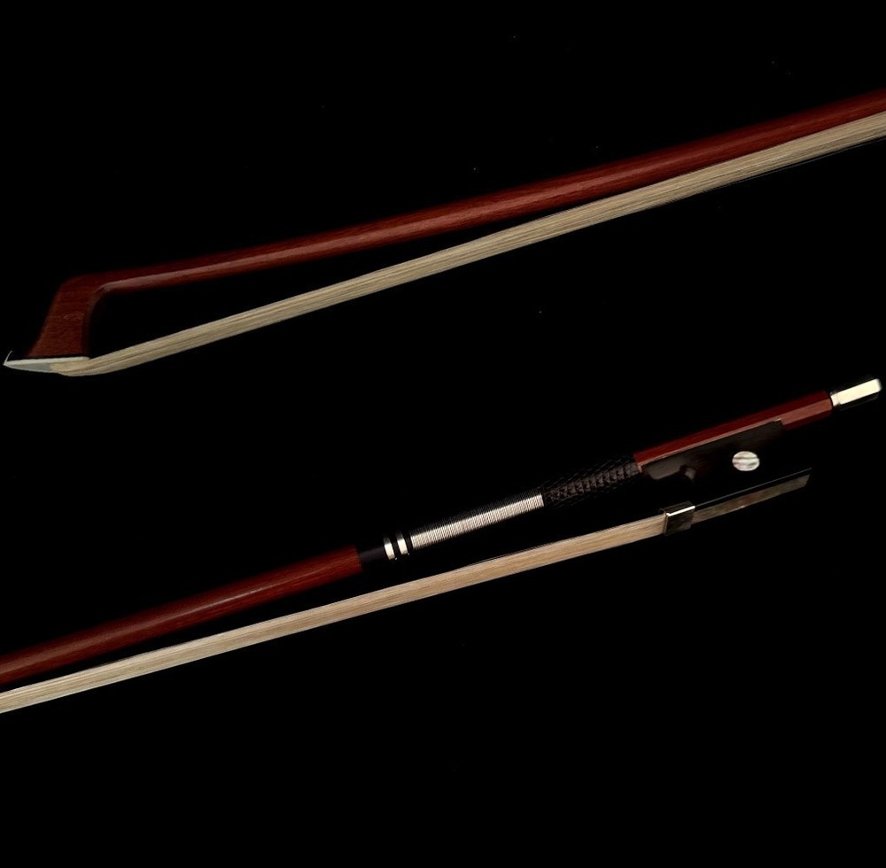 Professional 4/4 Master Violin Bow Antique Pernambuco Sartory Copy Silver