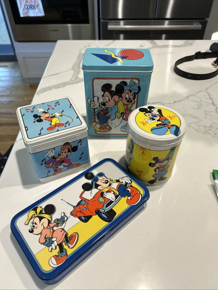 Vintage Disney Tins (4)