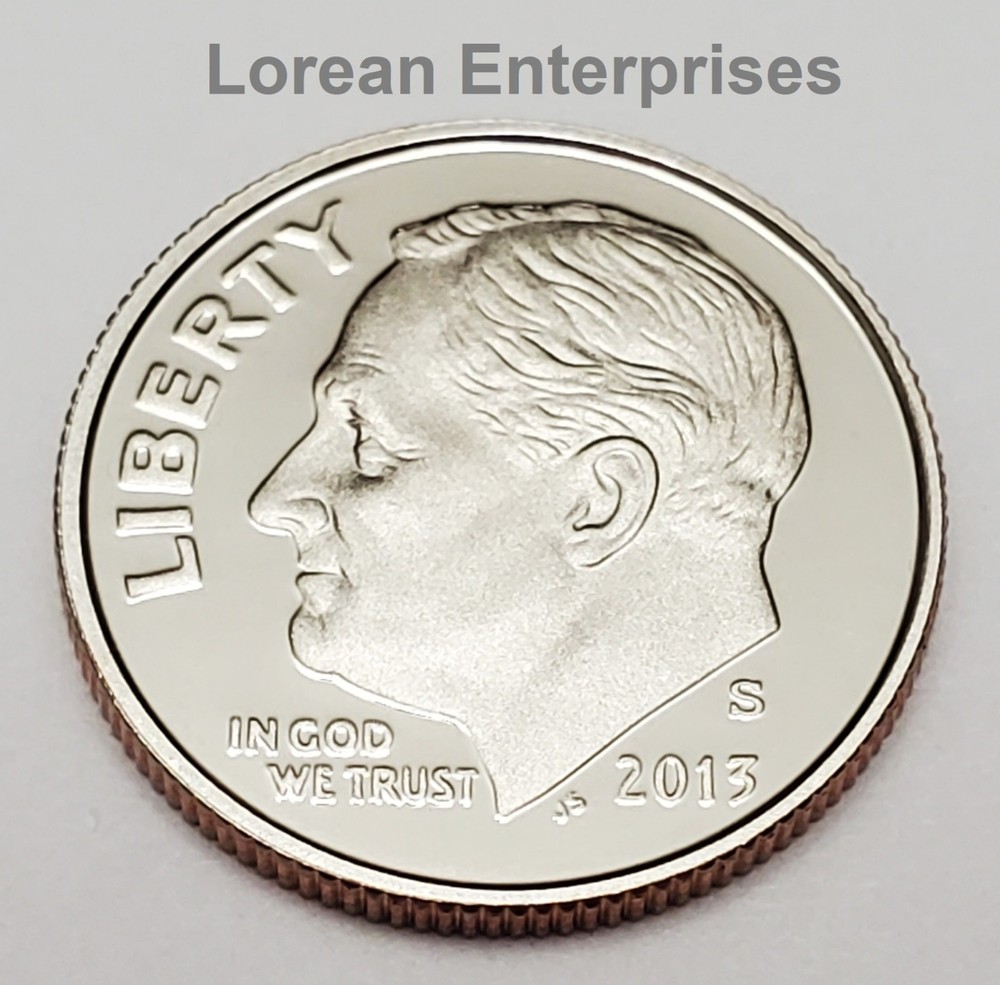 2013 S Roosevelt Dime CLAD ✼ PROOF✼