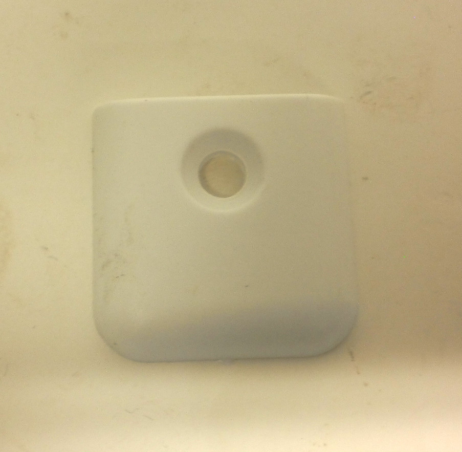 10 - 1" Universal White Molding Trim Plastic End Cap RV Camper 5th Wheel Trailer