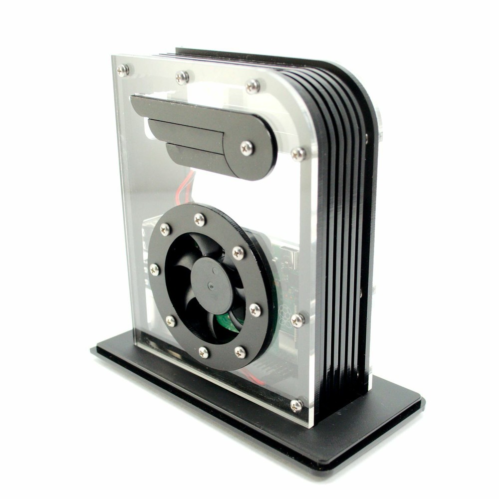 Paramount 2 Fan Case–Raspberry Pi 4B, 3 B+ (not included) ~ Color Options