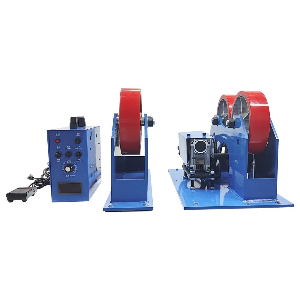 2000kg/4400lbs Loading Welding Rolls Split Type Welding Positioner 1.9-39.3inch