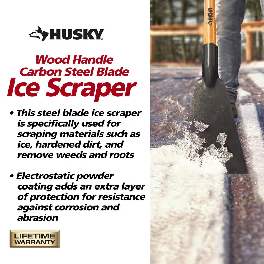 51 In. Carbon Steel Blade Ice Scraper