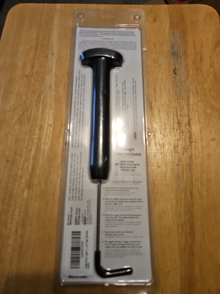 Wheeler Manual Trigger Pull Scale with 8oz to 8lb Value Range for Gunsmithing