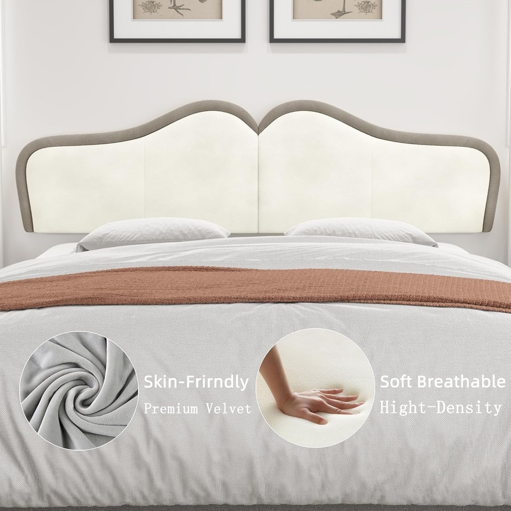 Headboards King Size headboard for Adjustable Bed Head Board Panels, Upholstered