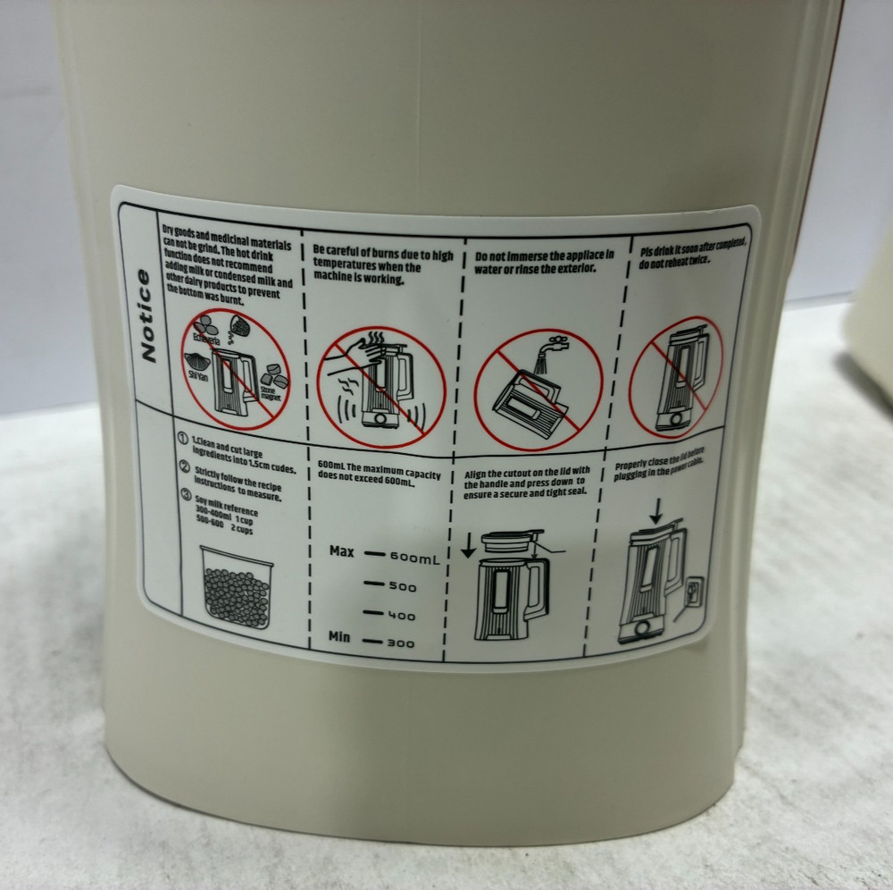 Kitri K1 Automatic Nut Milk Maker - 600ml