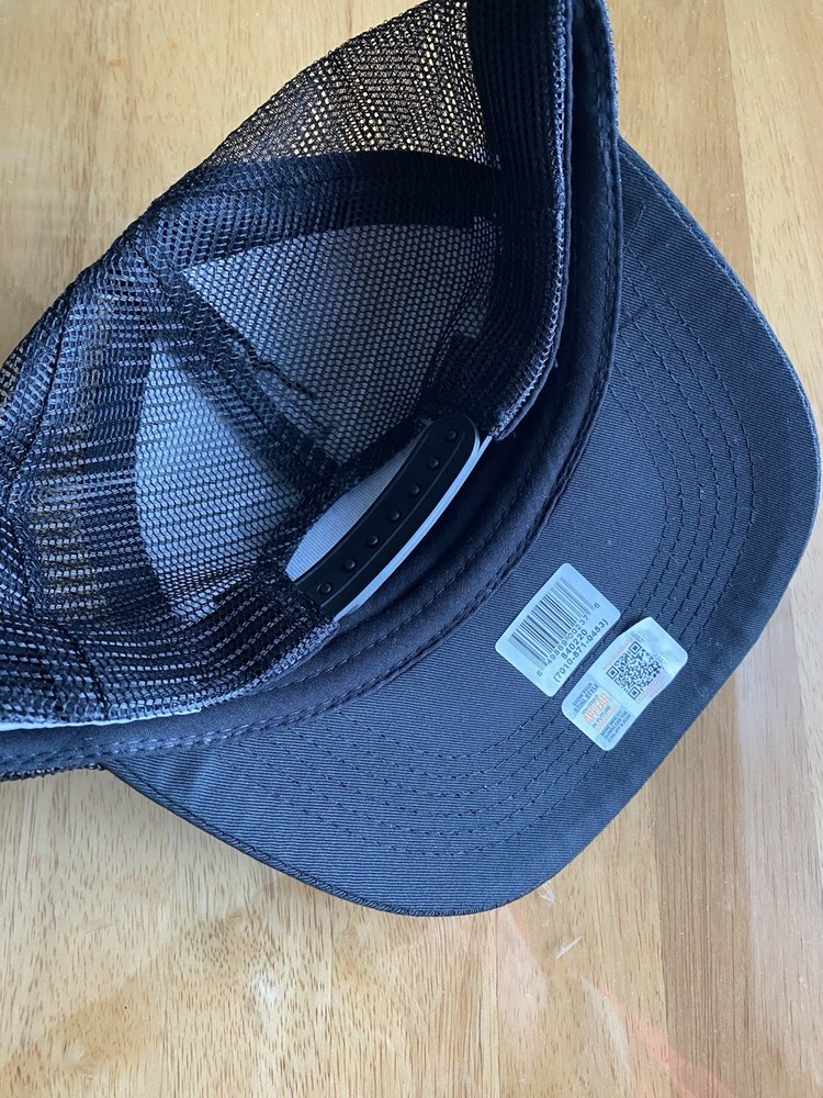 Stihl Chainsaw Vintage Patch Hat Mesh Snapback Trucker Cap Never Worn Black