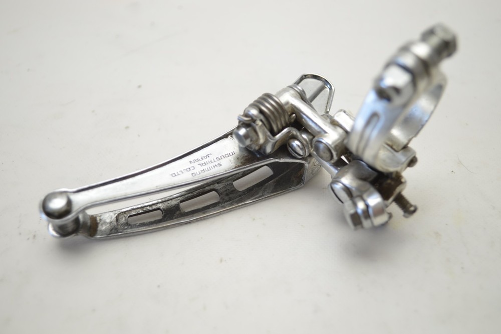 SHIMANO DURA ACE EA-100 DBL RING BICYCLE 28.6 MM BOTTOM PULL FRONT DERAILLEUR