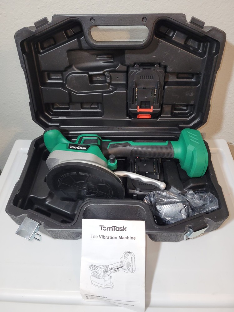 TOMTASK Tile Machine Installation Tool Tiling Suction Cup for... Check Descrip..