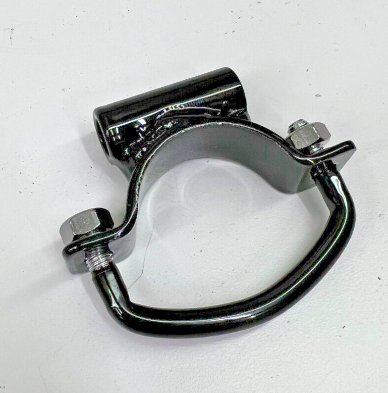 Black Universal Solo Seat Hinge Pivot Bracket U BOLT ON mount chopper bobber