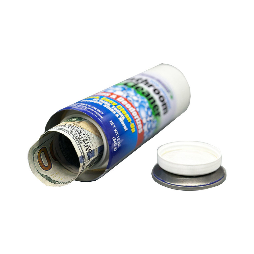 Stash Can- Secret Storage Container- Bathroom Cleaner (Hide Valuables)