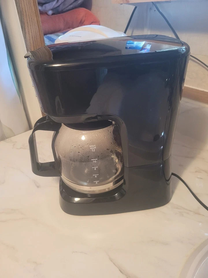 Mainstays 12 Cup Programmable Coffee Maker Black Model 552955 Drip Coffee Pot