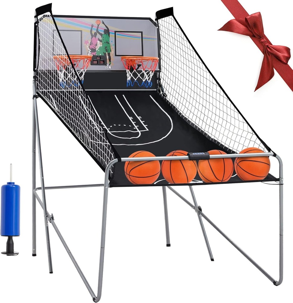 Electronic Basketball Arcade Game Double Shot 2 Player