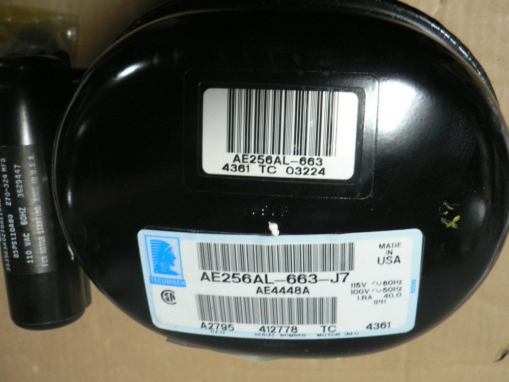 (NOS) TECUMSEH COMPRESSOR AE256AL-663-J7