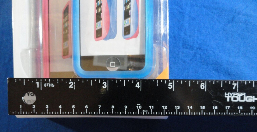 GRIFFIN iPHONE 3G BLUE & PINK WAVE CASE 2 MIX & MATCH INTERLOCKING PHONE CASE