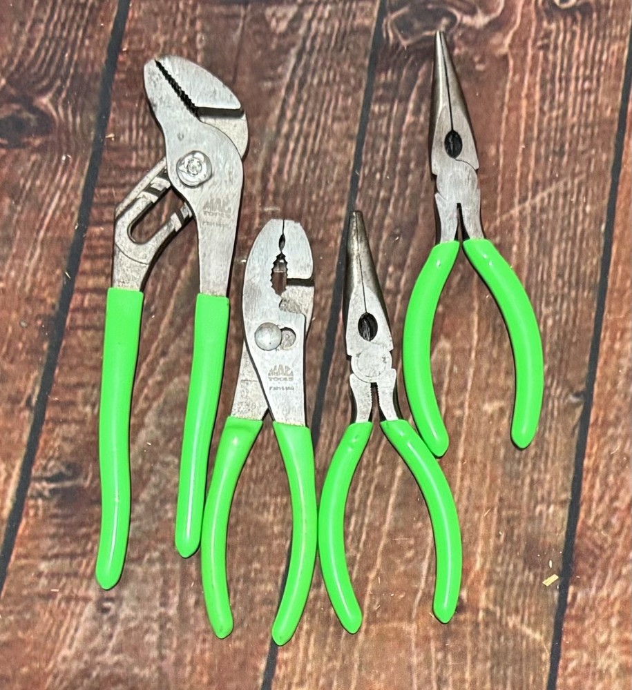 MAC Tools P301815G 5pc Pliers Set + Soft Case - MISSING ONE PIECE