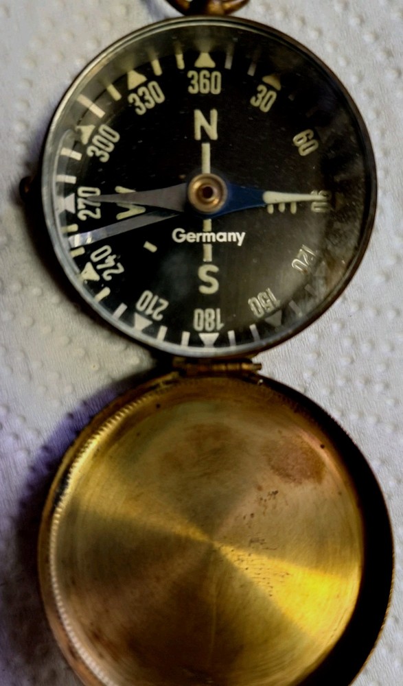 German Brass Field Compas