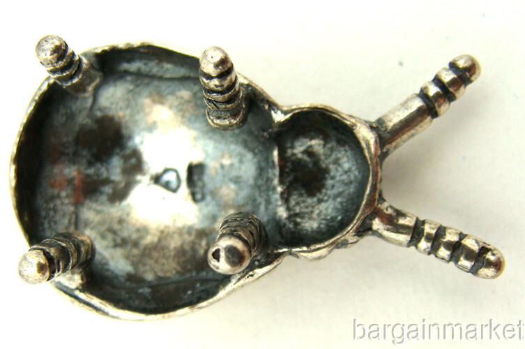 Miniature Sterling Silver Beetle Lady Bug Figurine #200