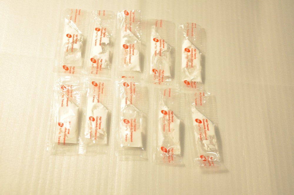 5 bag White Thermal Grease Silicone Compound Paste For PC CPU GPU Heatsink LED