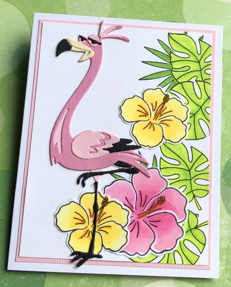 Sizzix Thinlits 9pc set - Gladys Colorize #665851 Retail $24.99 design Tim Holtz