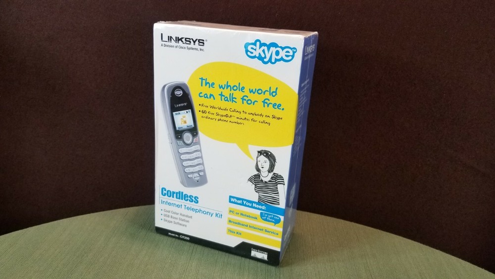 Linksys Skype Wireless Internet Telephone Kit CIT200