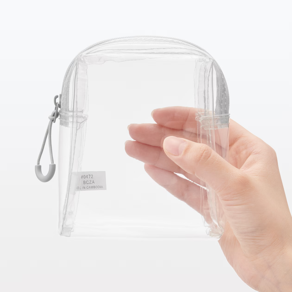 MUJI TPU clear case Half 12 x 10 x 4 cm
