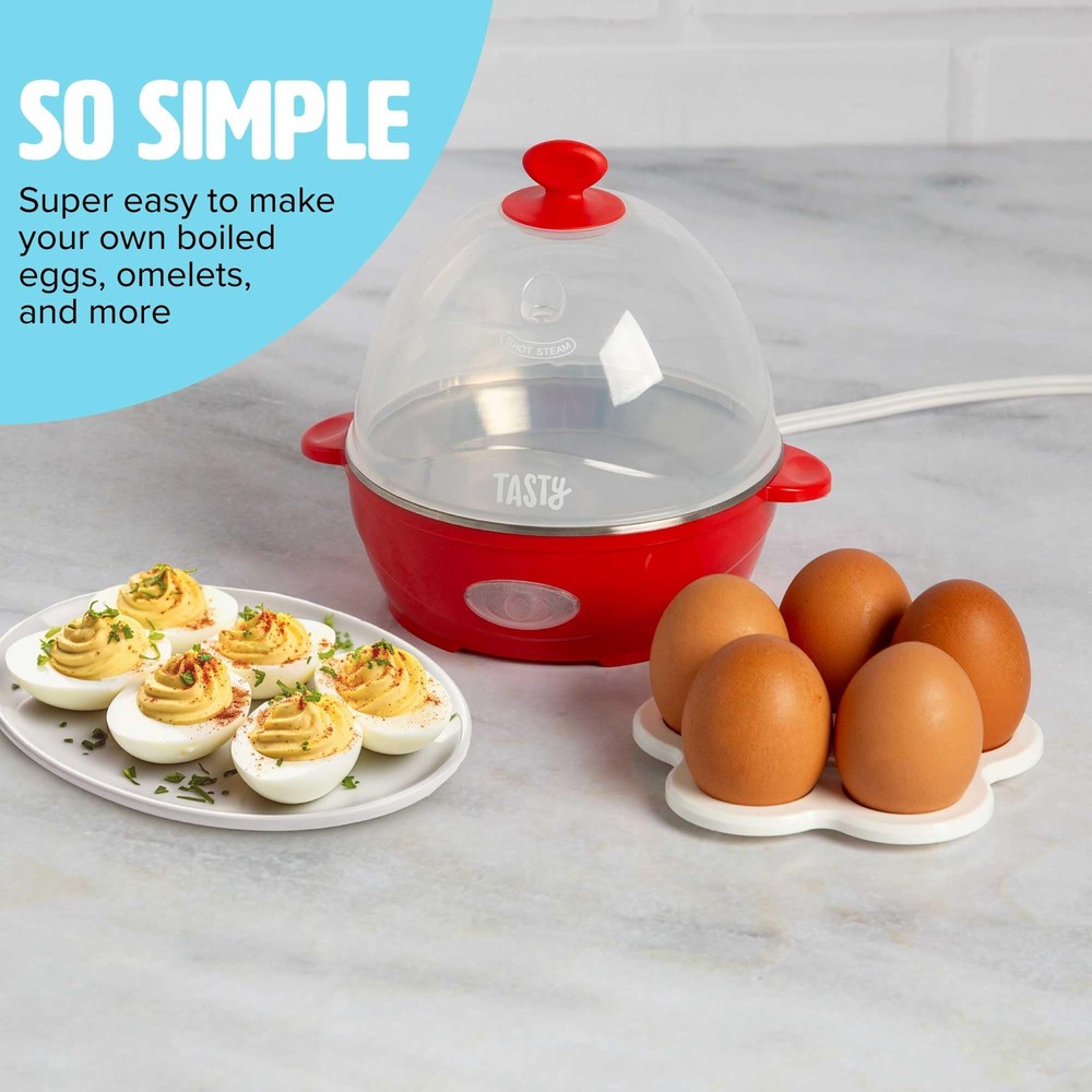 Mini Rapid Egg Cooker 5-Egg Capacity for Perfect Hard Boiled Eggs or Omelets ...