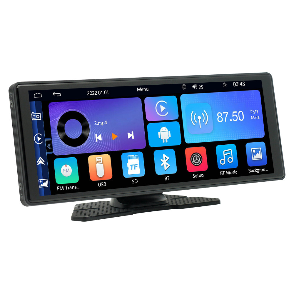 Radio Stereo HD LCD Display Touch Screen Multimedia Player With Reverse Camera