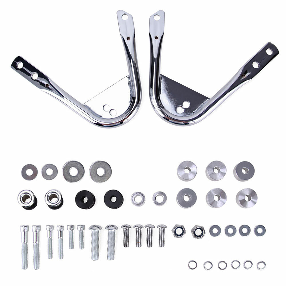 Quick Release Two-up Tour Pack Rack Mount + Docking Kit For Harley Touring 97-08