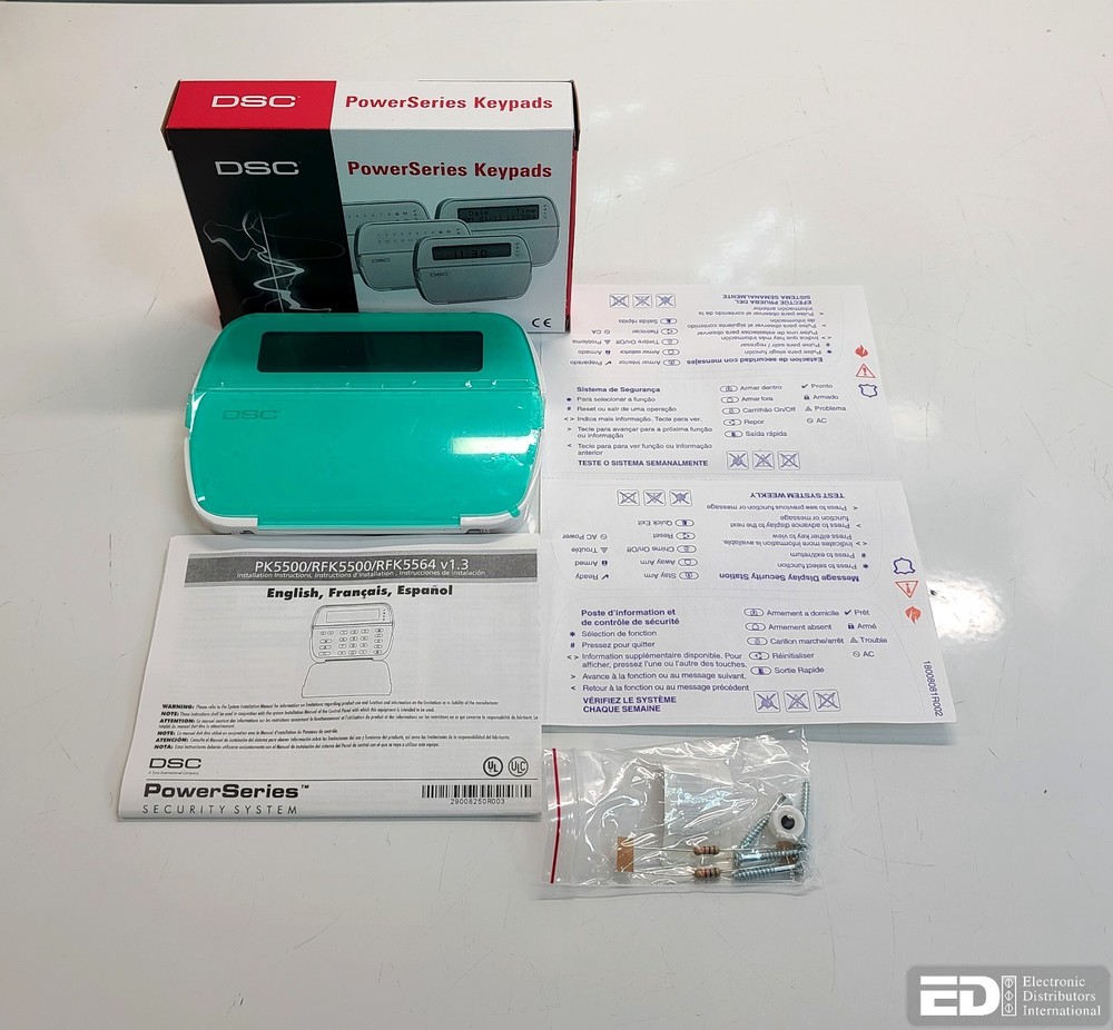 DSC PK5500 PowerSeries 64-Zone LCD Full-Message Keypad