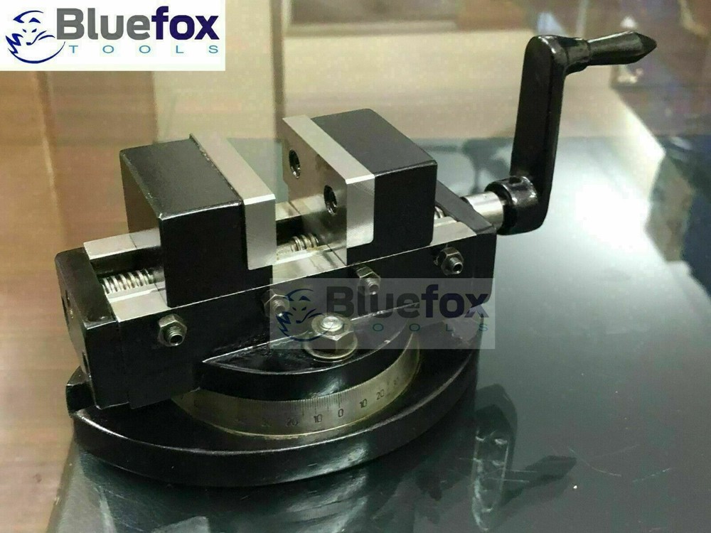 Self Centering 2" Milling Machine Vice+ Fixed Vertical Slide 125 x 100mm