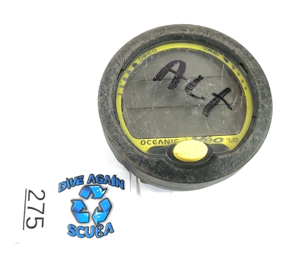 Oceanic Veo 1.0 Scuba Dive Diving Computer Puck Module As-Is                #275