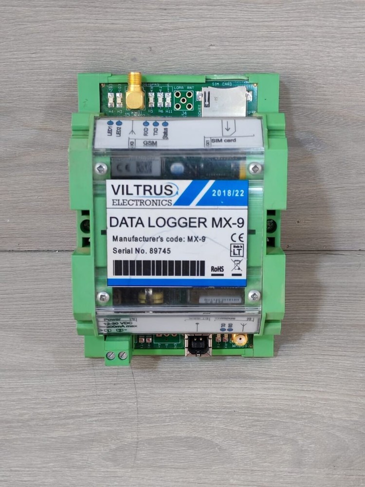 VILTRUS ELECTRONICS MBUS DATA LOGGER MX-9 12-30VDC - TRIED & TESTED