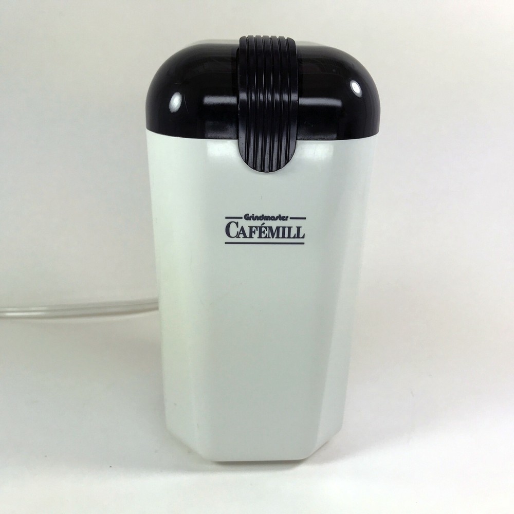 Grindmaster (H 10) Cafemill 120V AC 60Hz 1.2 AMP White & Black Coffee Grinder