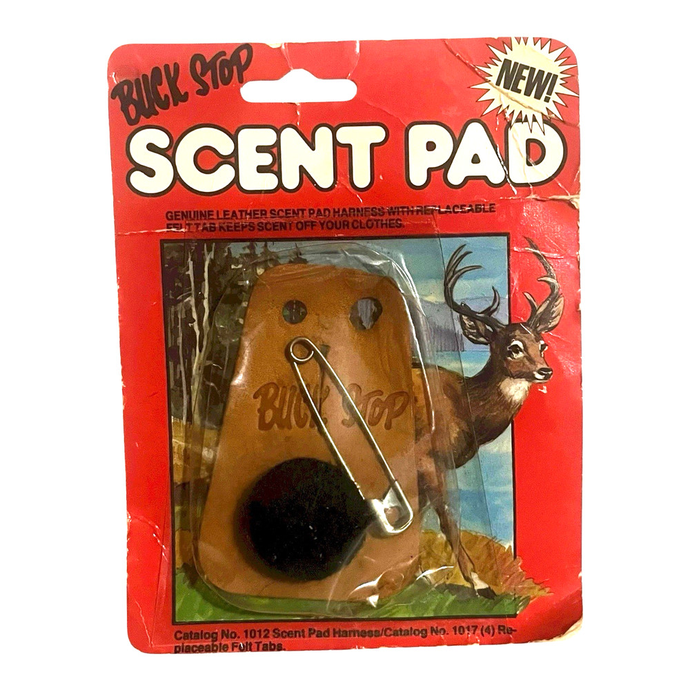 Vintage Buck Stop Scent Pad Harness with Replaceable Felt Tab New NOS
