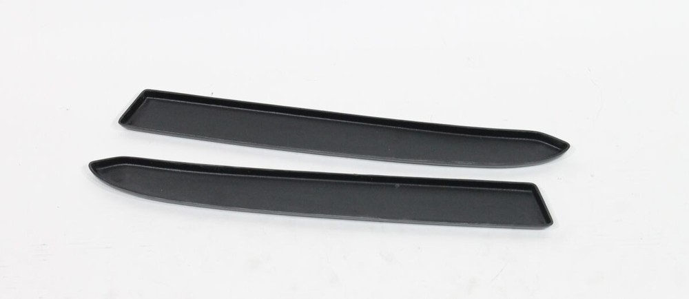 For 6 Series E63 E64 Rear bumper Side Splitters flaps ABS Gloss diffusers