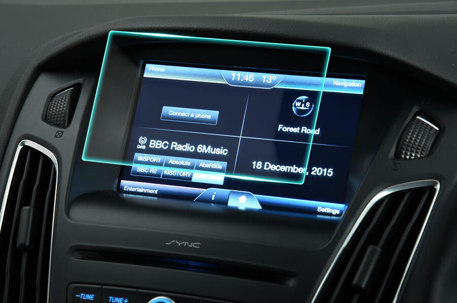 Crystal Clear Screen Protector for 2014 Ford Focus Vehicle Navigation