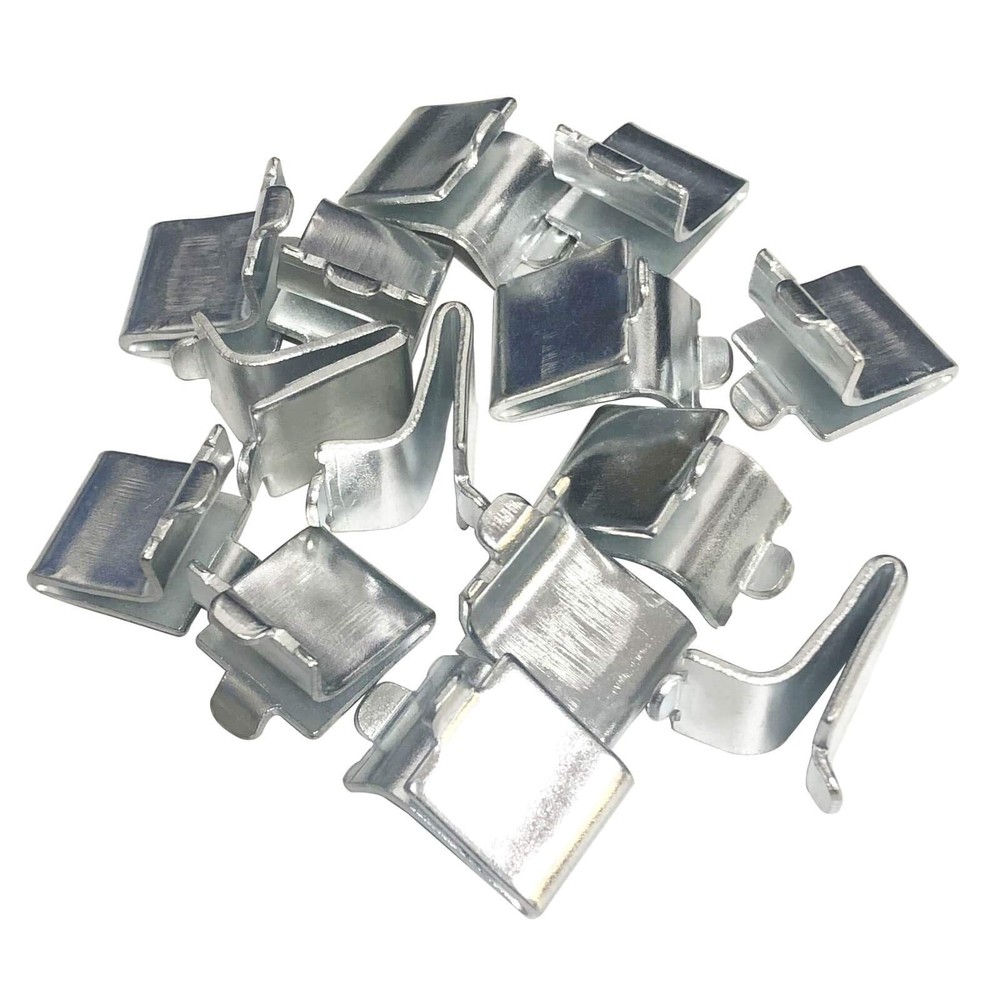 Adjustable Steel Pilaster Shelf Support Clips -14 Pieces