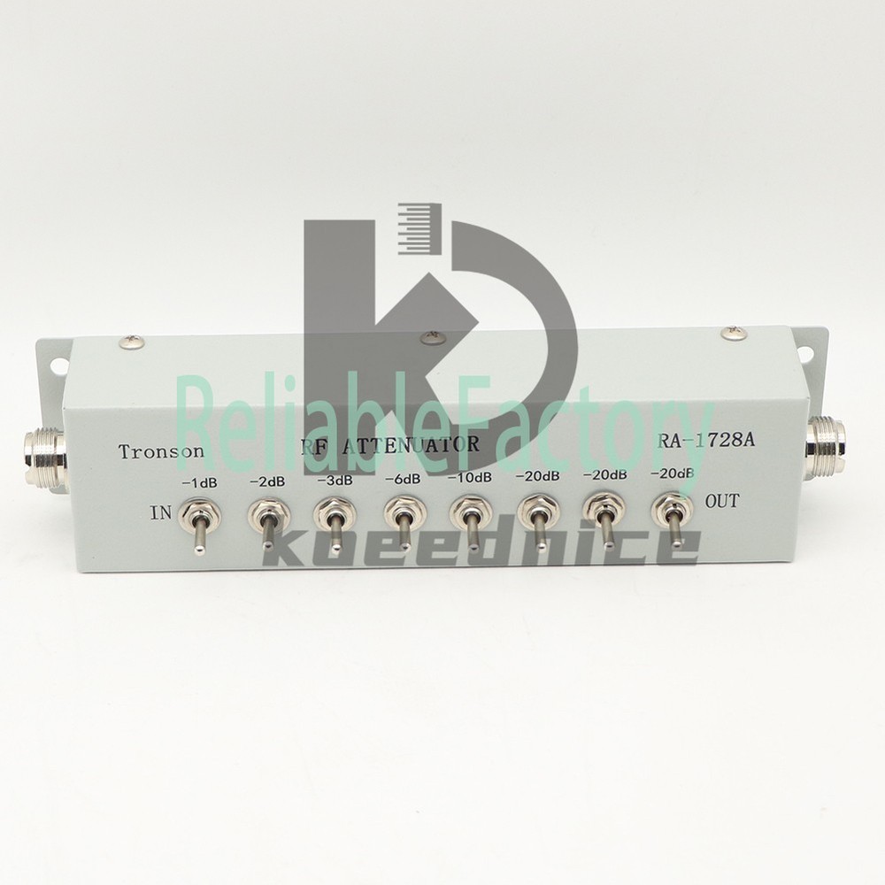 New 0- 82DB VARIABLE/ STEP ATTENUATOR 50 OHM for Radio Transmitter