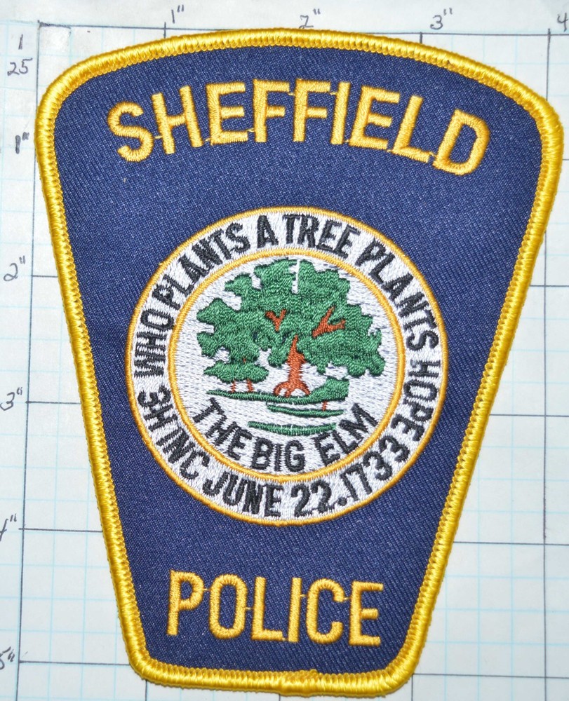MASSACHUSETTS, SHEFFIELD POLICE DEPT PATCH