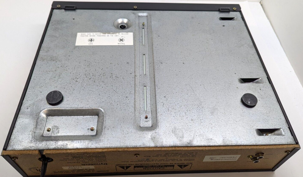 Rare 1986 DynaTech CD-3 Compact Disc Digital Audio CD Player Japan (Working)