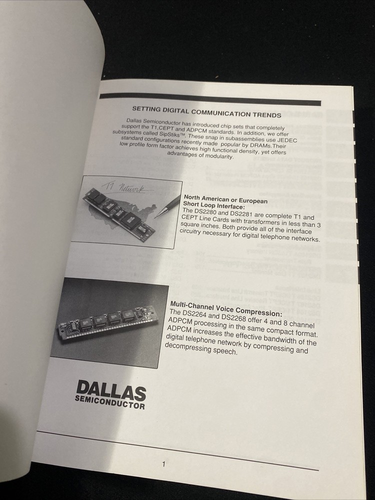 Vintage DALLAS SEMICONDUCTOR, Data Book - 1990